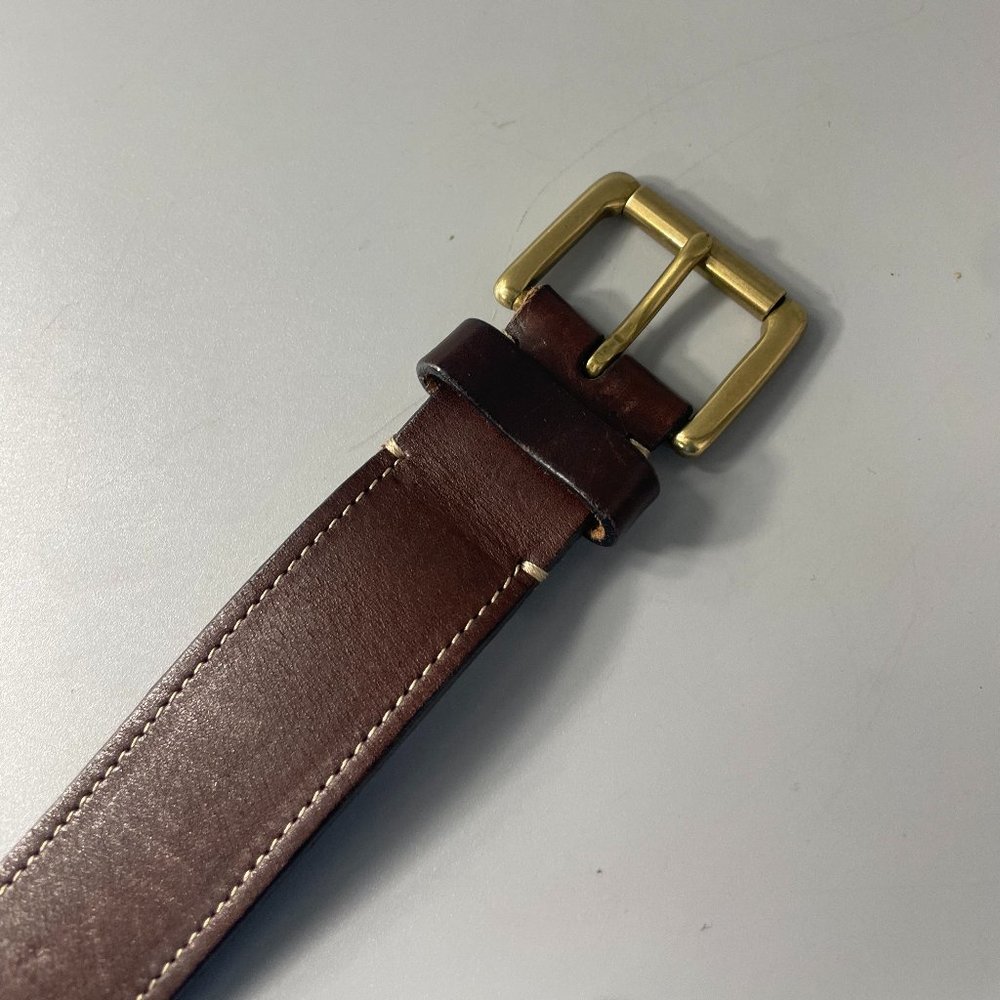 Coach # 3710 Rectangular Roller Brass Buckle Brow… - image 8